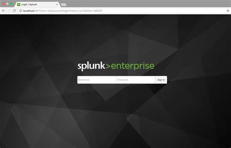 Ensure compliance with various mandates for accountability, security and procurement. . Splunk login